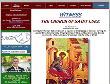 Tablet Screenshot of churchofsaintluke.org